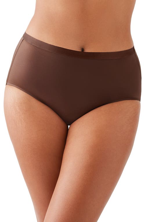 Wacoal Inner Sheen Briefs in Chocolate Martini 