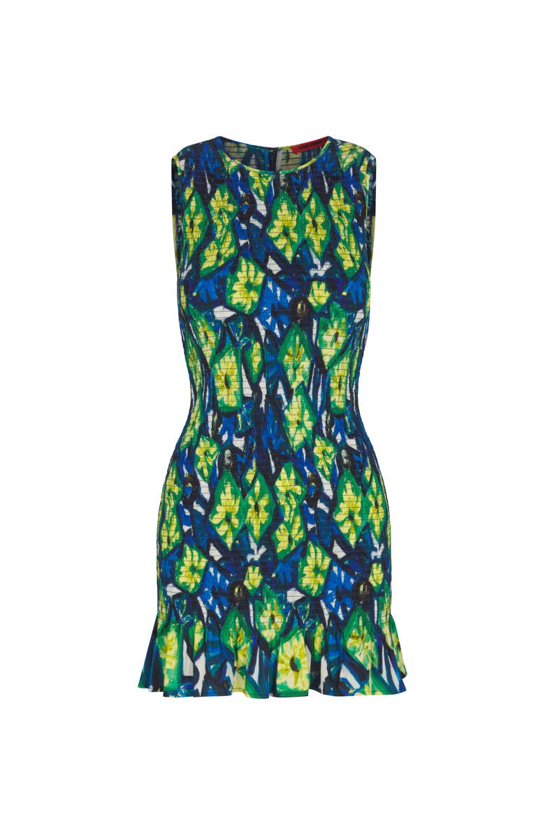 SIMONMILLER Belle Smocked Mini Dress, Main, color, Abstract Floral