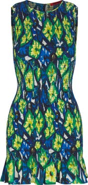 SIMONMILLER Belle Smocked Mini Dress