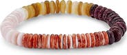 SAMUEL B. Beaded Shell Stretch Bracelet
