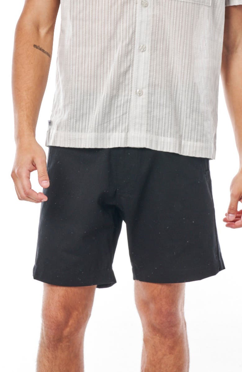 LEISURE LAB Dune Short, Alternate, color, Noir