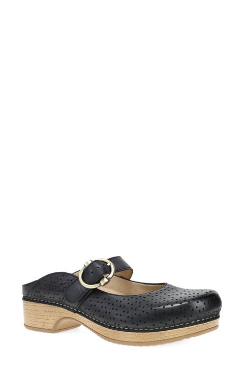 Blaire Perforated Mary Jane Clog (Women)