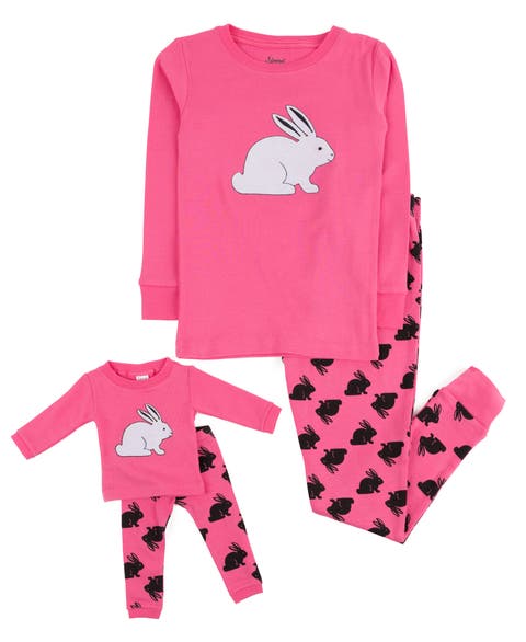 Girls 2-pc. Cotton Pajamas with Matching Doll Accessory - Spring & Everyday Prints (Toddler, Little Kid & Big Kid)