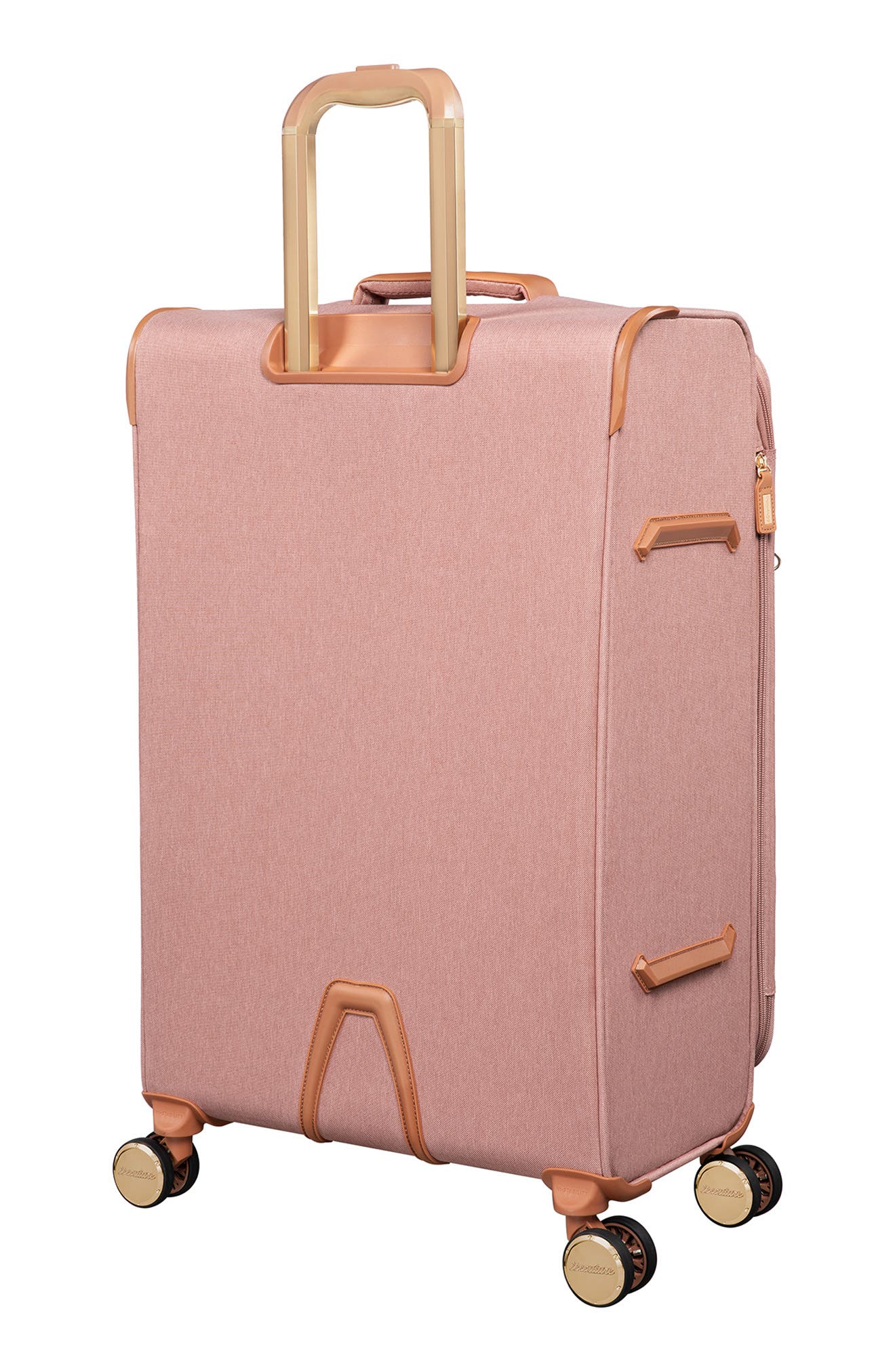 IT COUTURE Odelia 28-Inch Soft Shell Spinner Suitcase, Alternate, color, Pink / Brown