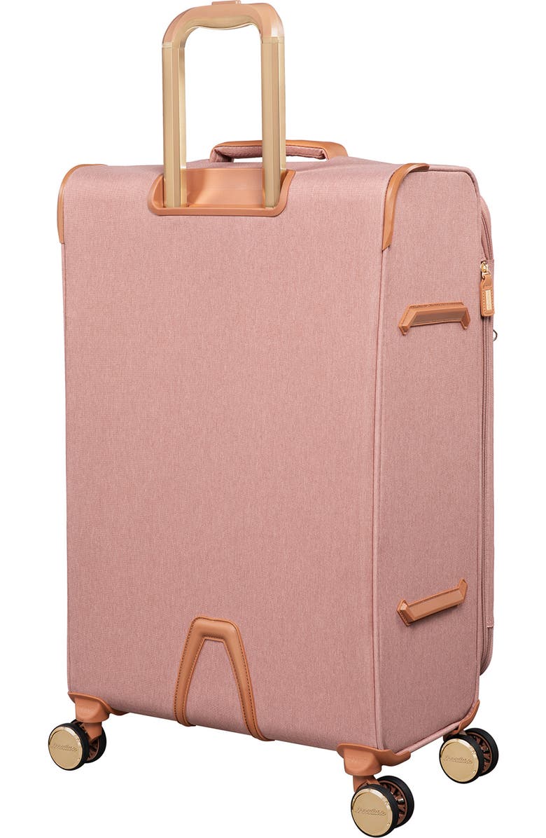 IT COUTURE Odelia 28-Inch Soft Shell Spinner Suitcase, Alternate, color, Pink / Brown