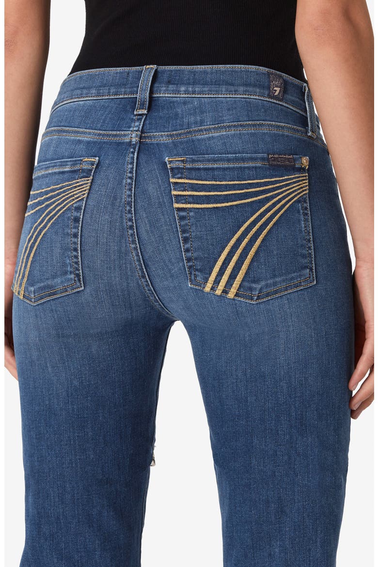 Dojo Flare Leg Jeans, Alternate, color, OPP NORTON BLUE