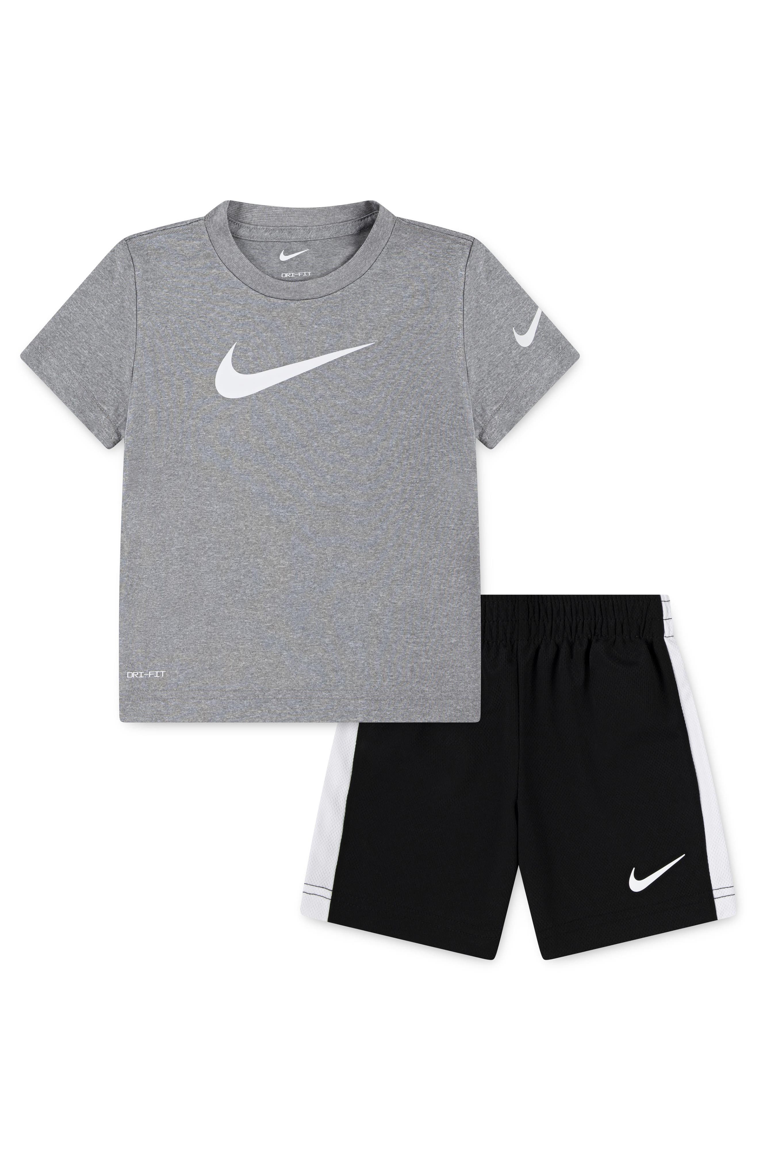 Nike Kids' Swoosh T-Shirt & Shorts Set