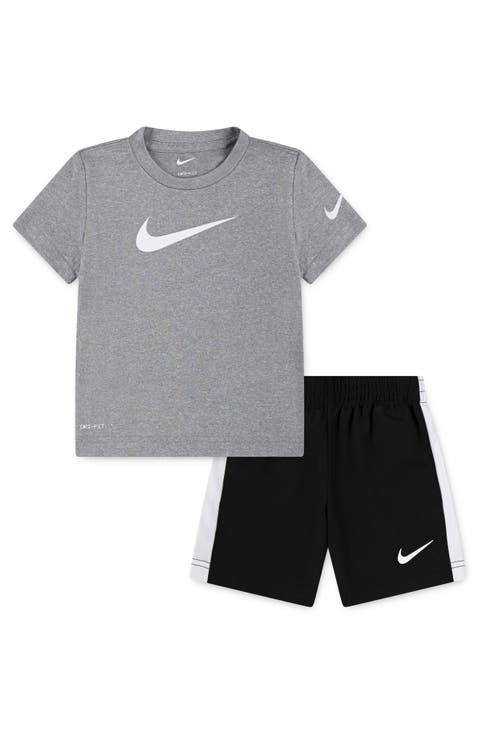 Kids' Swoosh T-Shirt & Shorts Set (Toddler)