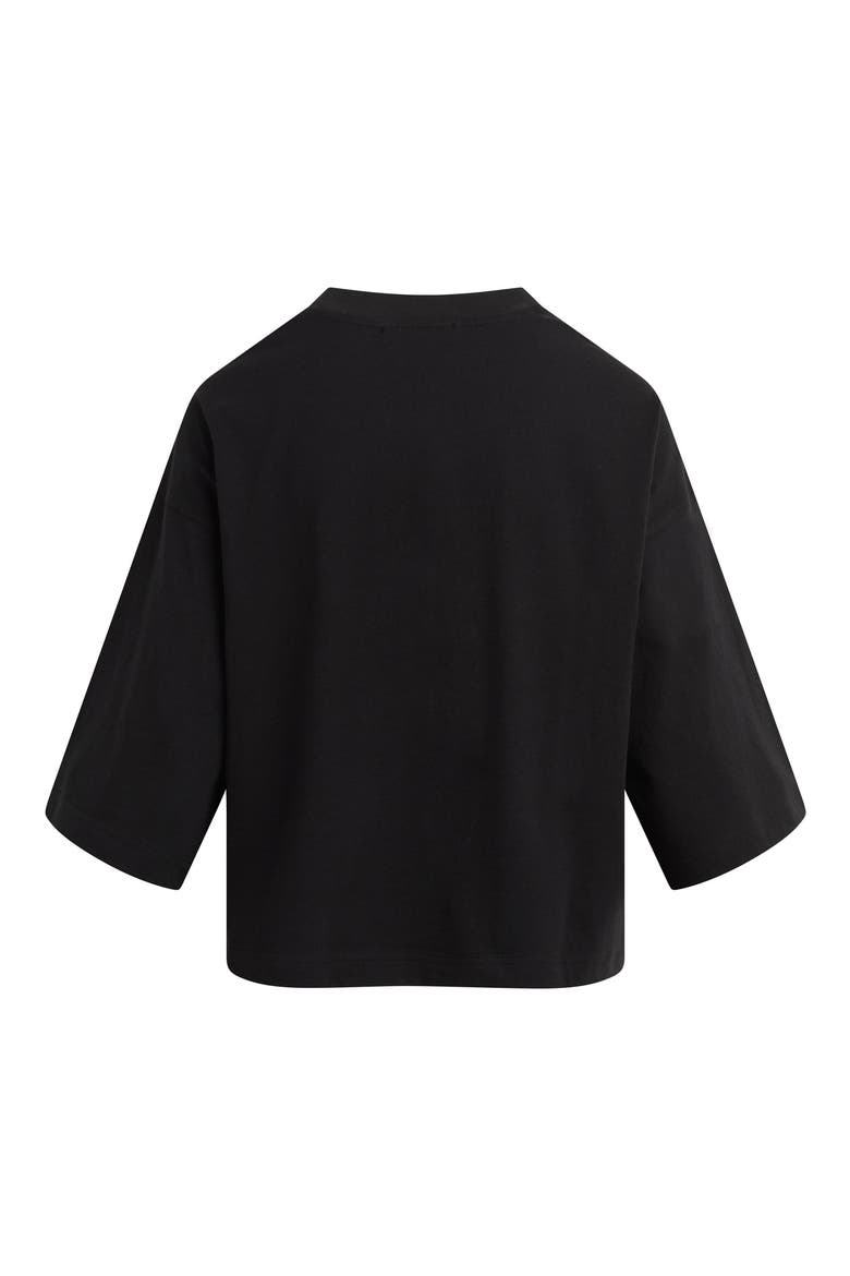 The Over It Organic Cotton Tee, Alternate, color, BLACK
