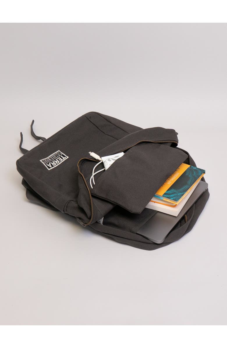Terra Thread Organic Cotton Backpack, Alternate, color, Charcoal Grey