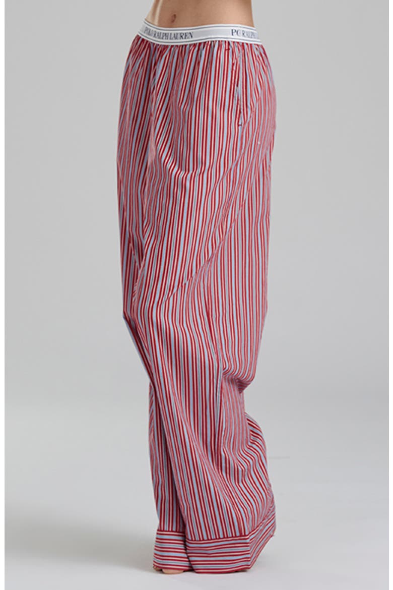 Stripe Cotton Pajama Pants, Main, color, CLUB STRIPE
