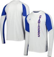Jordan Brand Men's Jordan Brand White Florida Gators Basketball Shooting Raglan Long Sleeve T-Shirt