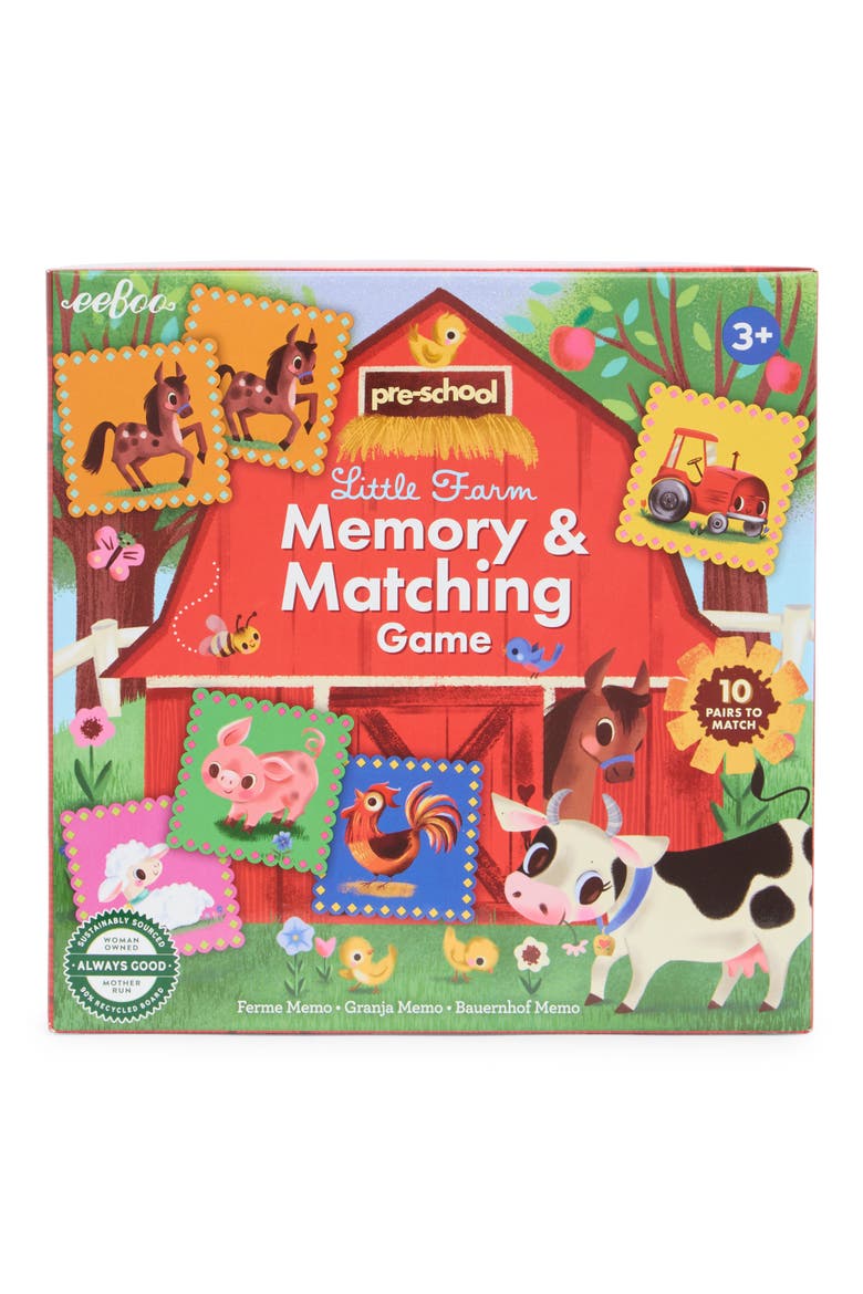 Preschool Little Farm Matching Game, Main, color, MULTI