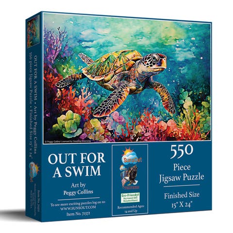 Out for a Swim 550 piece Jigsaw Puzzle for Adults