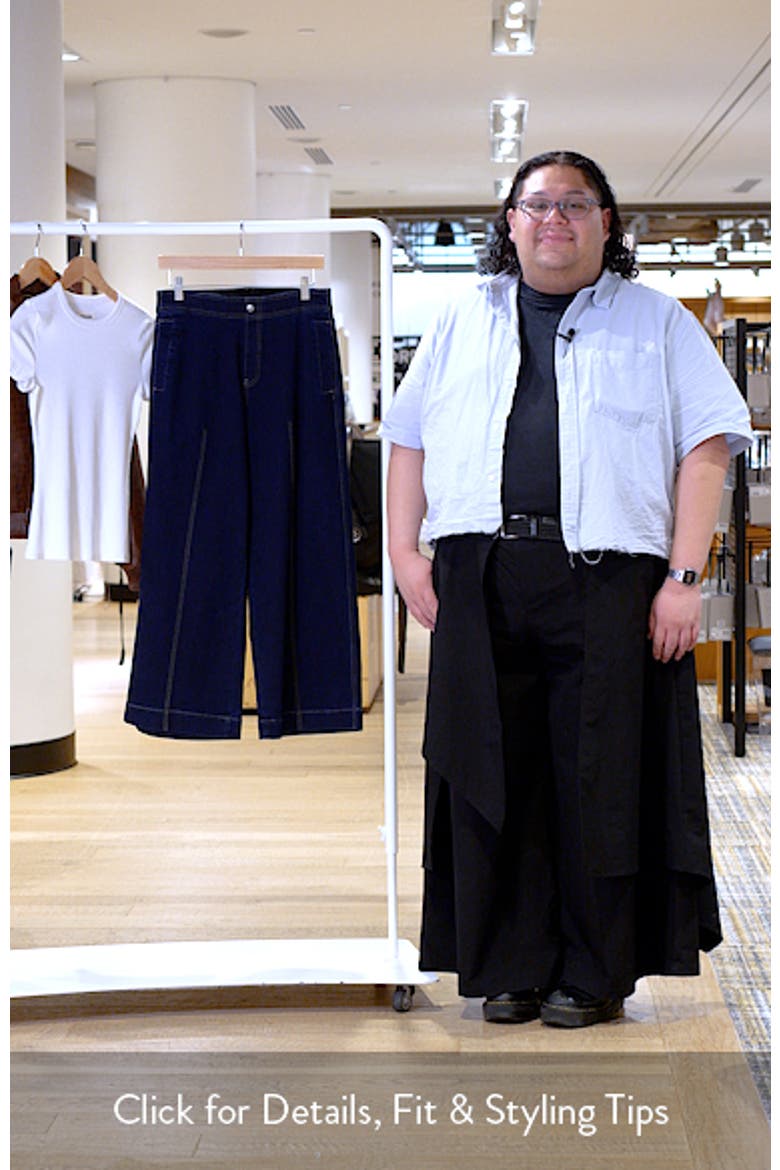 Fine Lines Crop Wide Leg Pull-On Pants video
