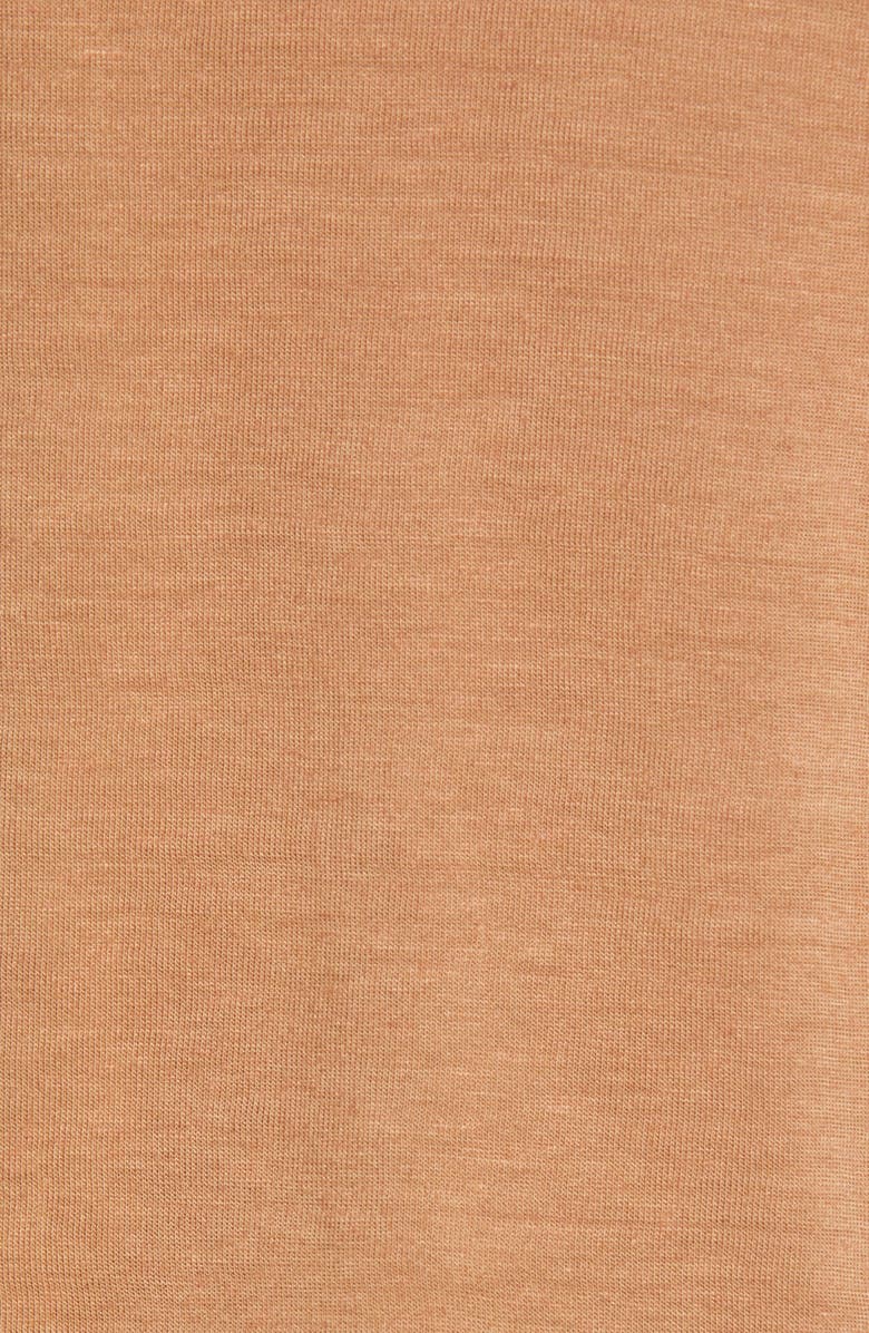 rag & bone Michal Crop Scoop Neck Tank, Alternate, color, Darkbrown