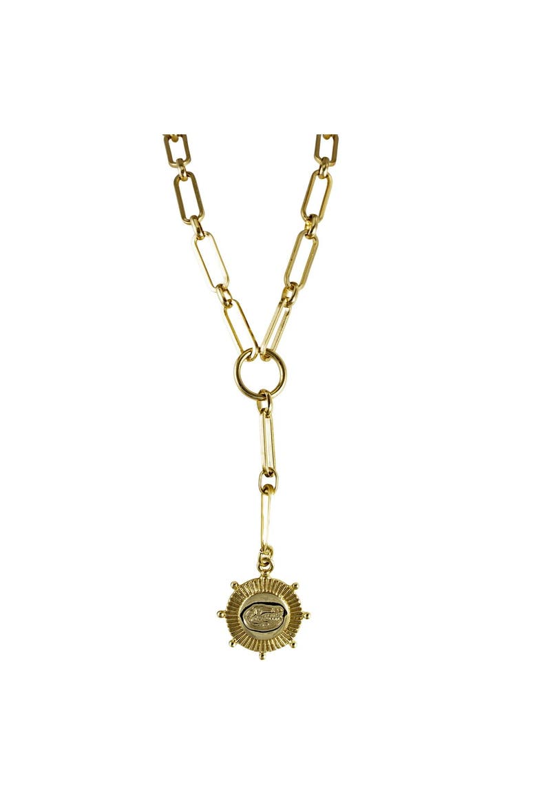 Florida Gators Gouda Necklace, Main, color, Gold