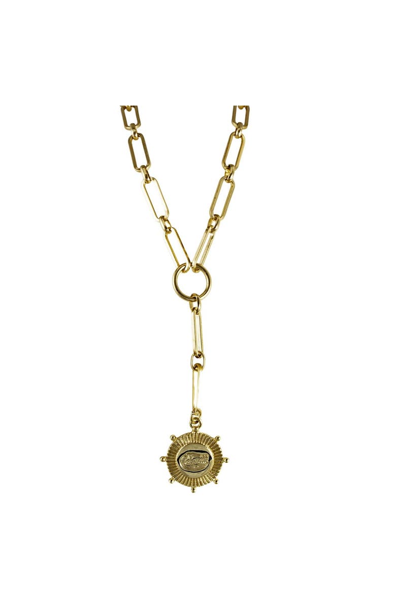 EMERSON STREET Florida Gators Gouda Necklace, Main, color, Gold
