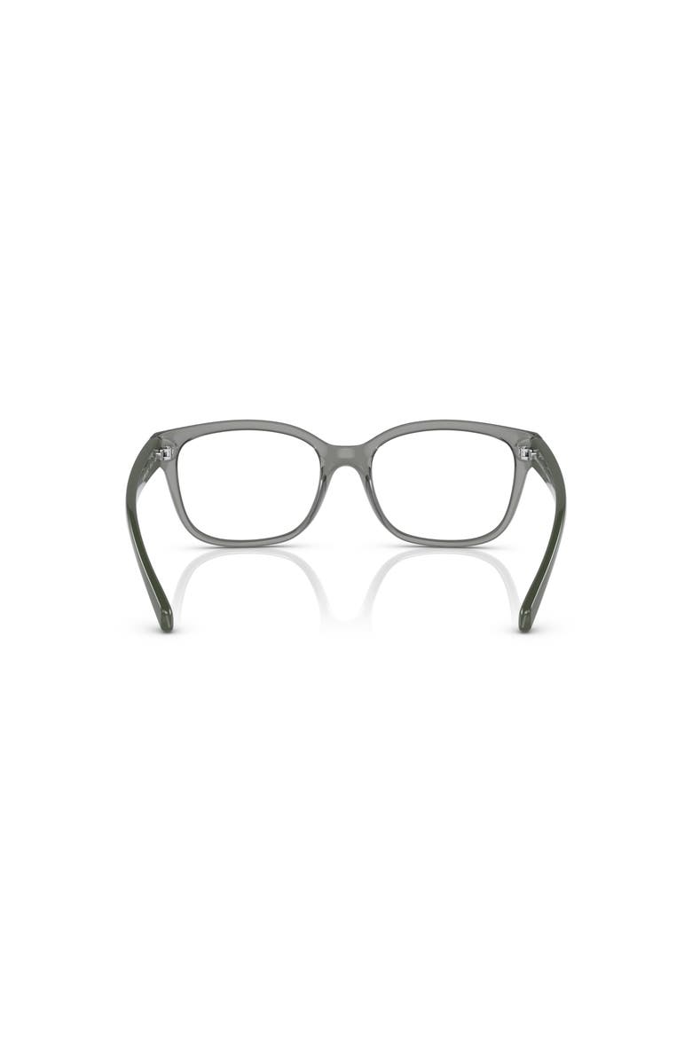 Armani Exchange 53mm Rectangle optical glasses, Alternate, color, Green