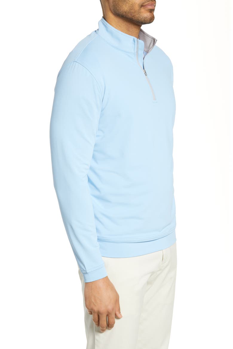 Perth Performance Quarter Zip Sweatshirt, Alternate, color, COTTAGE BLUE