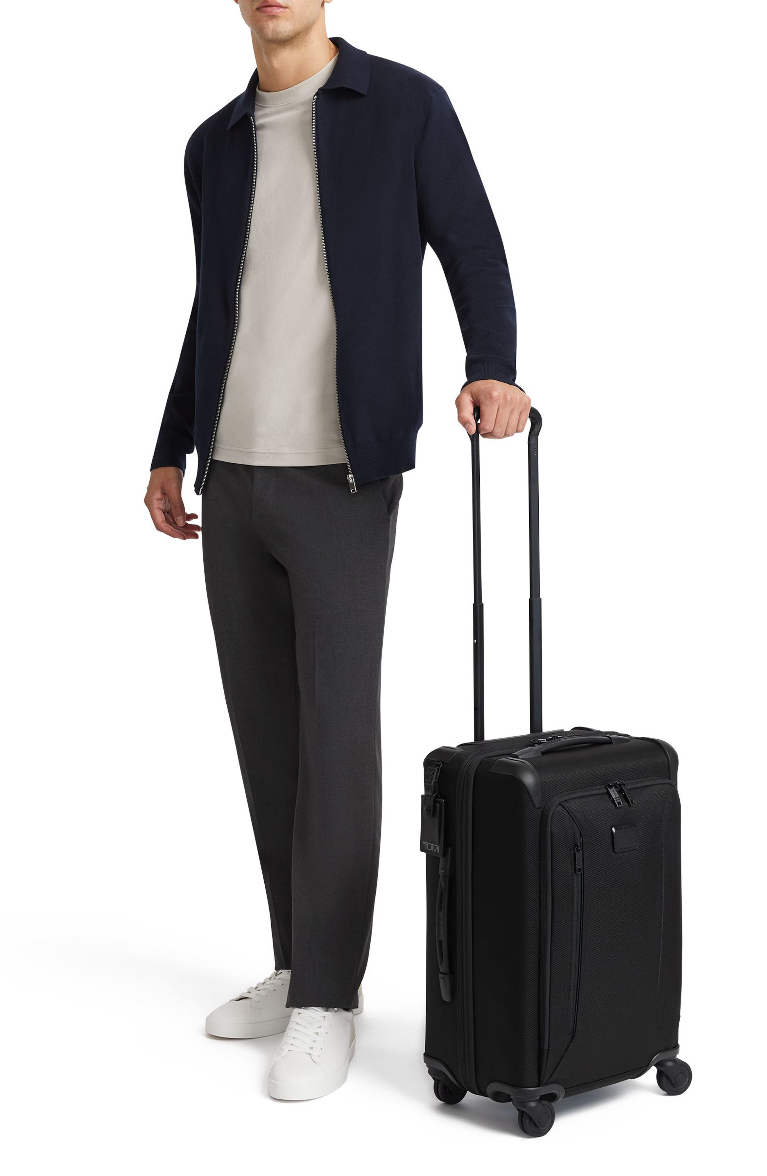 TUMI Aerotour International 22-Inch Expandable Spinner Carry-On, Alternate, color, Black