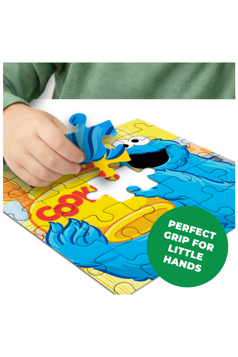 Sesame Street Cookie Monster 25 Puzzle, Alternate, color, Multicolor