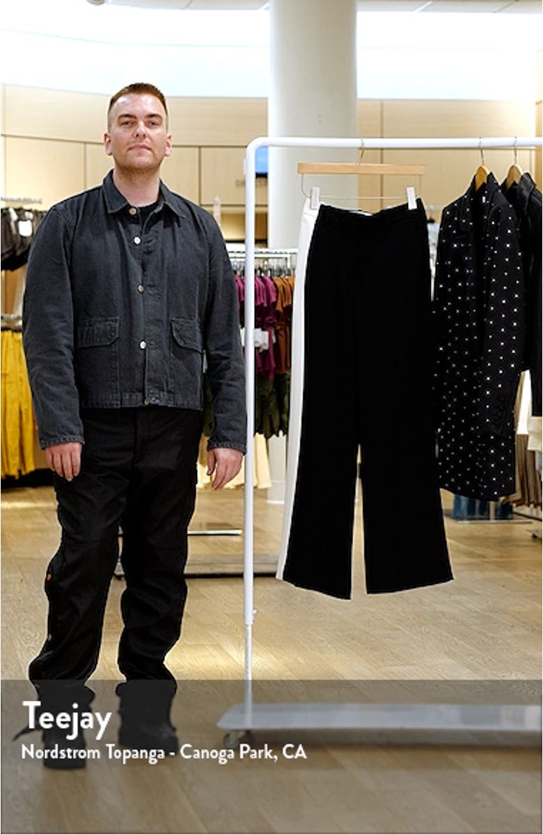 Saffron Colorblock High Waist Wide Leg Pants, sales video thumbnail