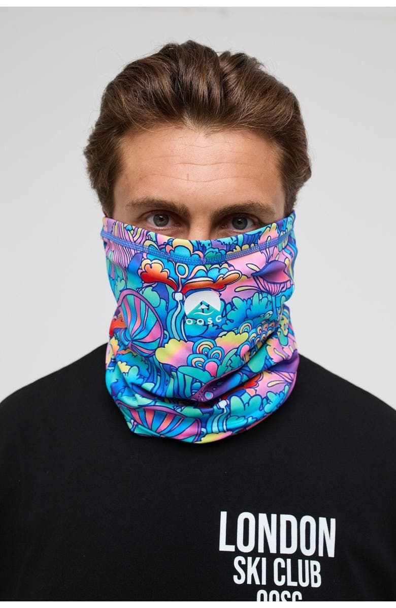 OOSC Neckwarmer - How High??, Main, color, Colorful With Vibrant Patterns