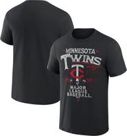 Darius Rucker Collection by Fanatics Men's Darius Rucker Collection by Fanatics  Black Minnesota Twins Beach Splatter T-Shirt
