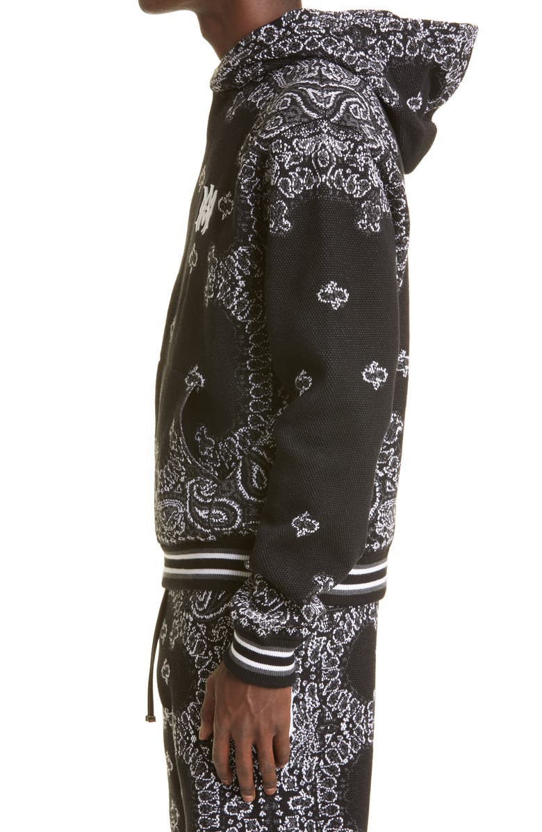 AMIRI Bandana B-Ball Cotton & Cashmere Sweater Joggers, Alternate, color, 