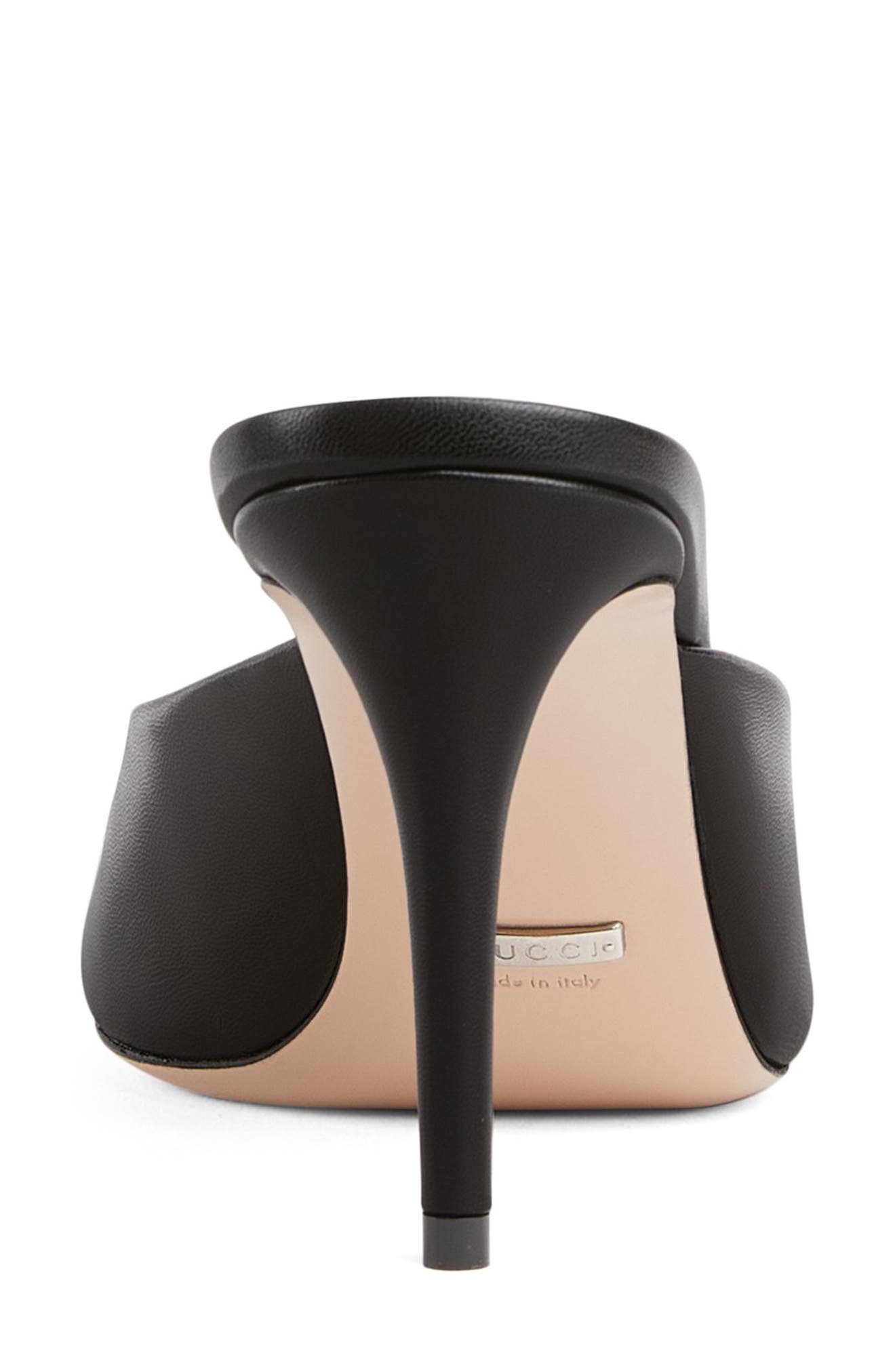 Gucci Hona Crystal 1955 Horsebit Slide Sandal, Alternate, color, 