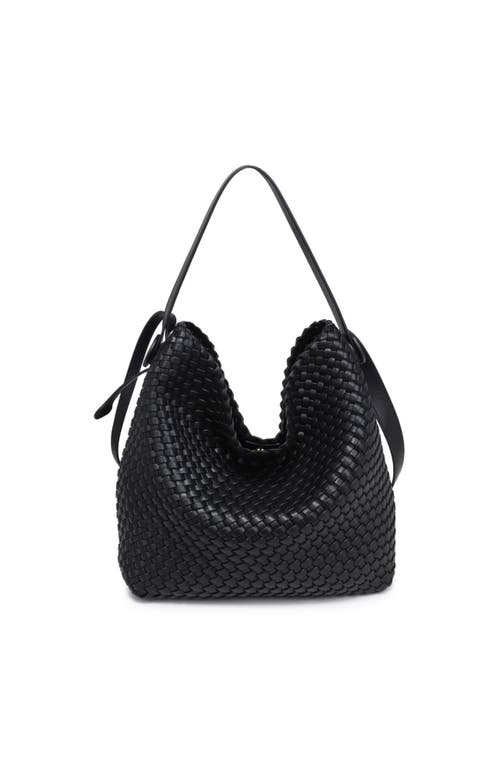 Moda Luxe Edith Hobo Bag In Black