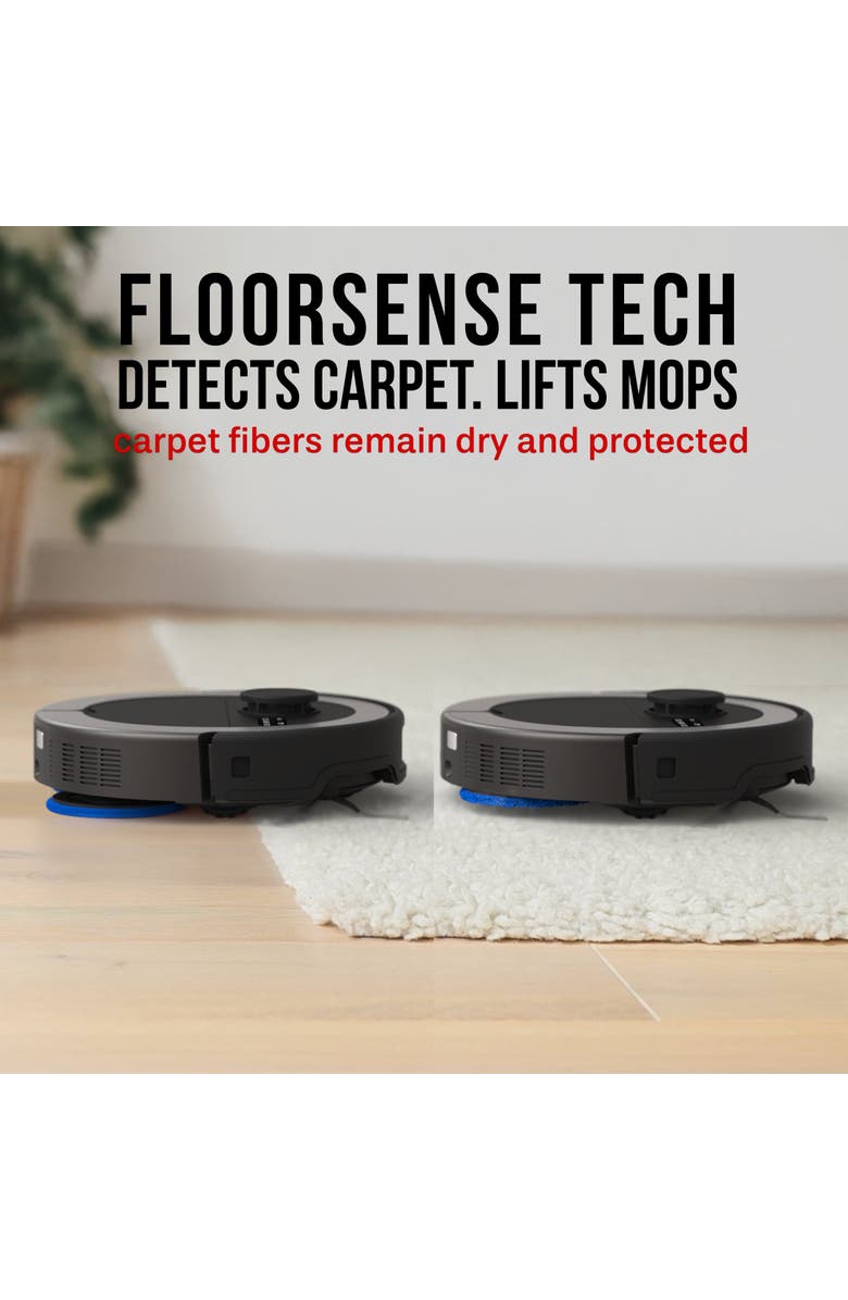 BOBSWEEP Maxim All-in-One Robot Vacuum & Auto-Lift DualSpin Mop, Alternate, color, Titanium