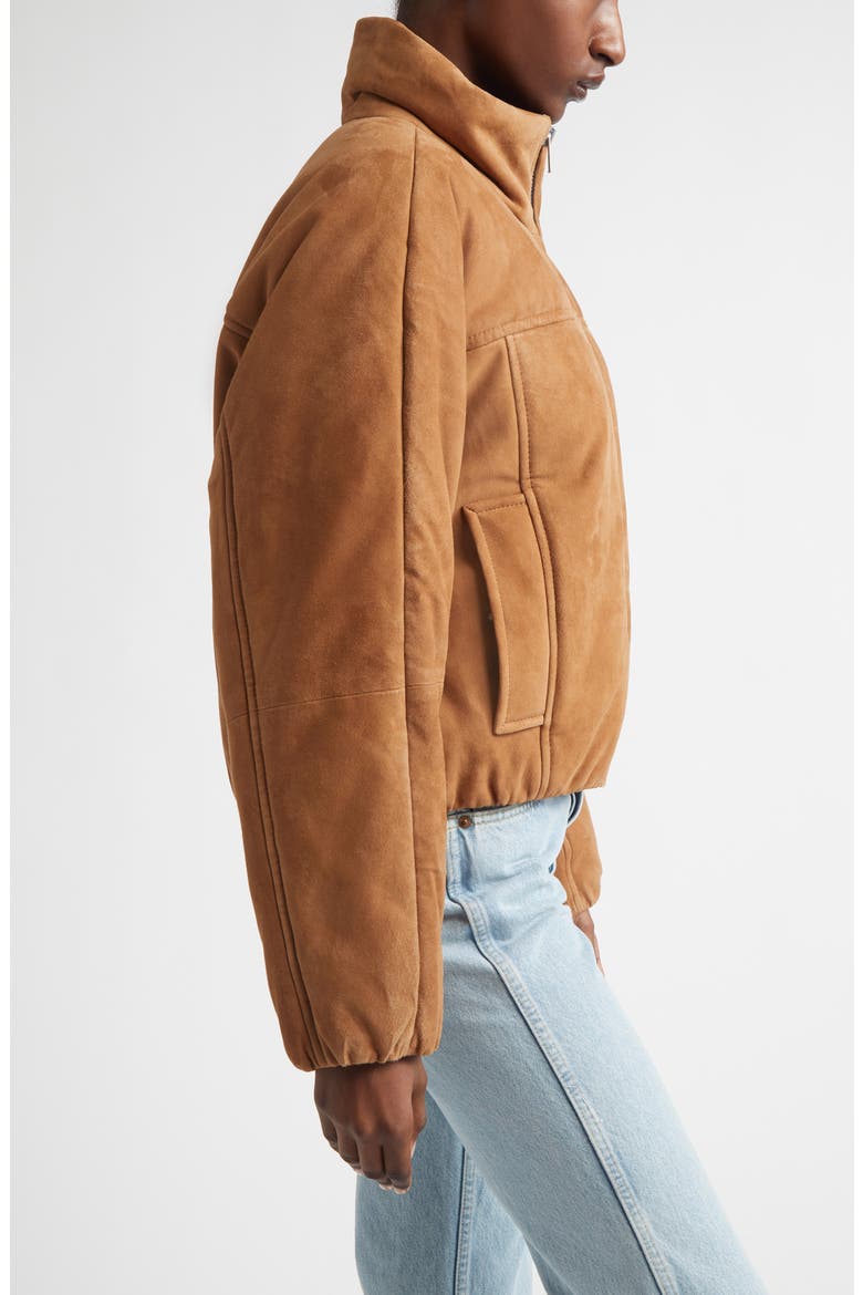 Alba Suede Jacket, Alternate, color, TAN