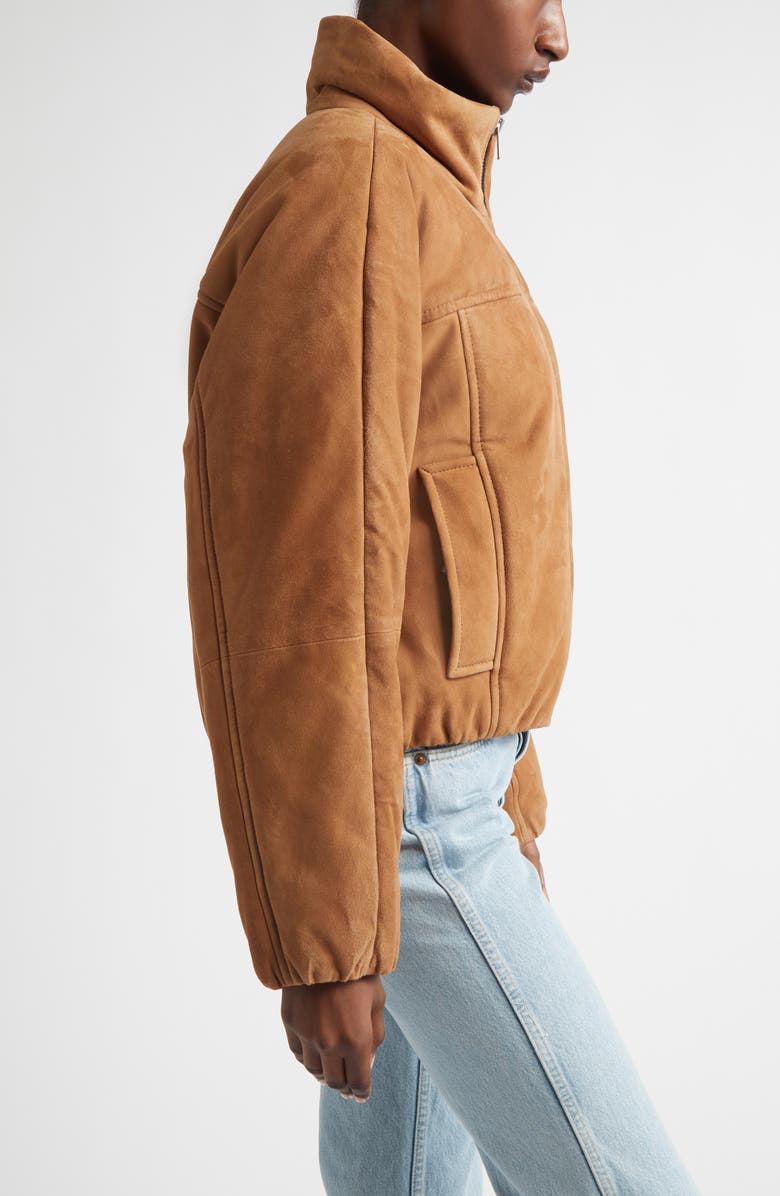 Stand Studio Alba Suede Jacket, Alternate, color, Tan