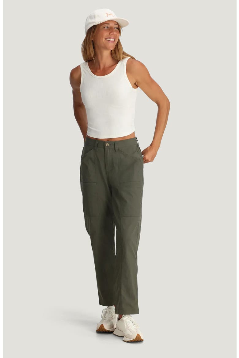 Topogrid Water Resistant Pants, Alternate, color, DARK FOREST