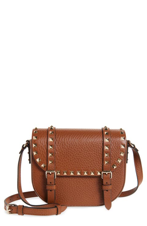 【VALENTINO】ネルコート スエード ショルダーバッグ ブラウン ブラウン（茶色）系 VALENTINO(ヴァレンティノ) ショルダー