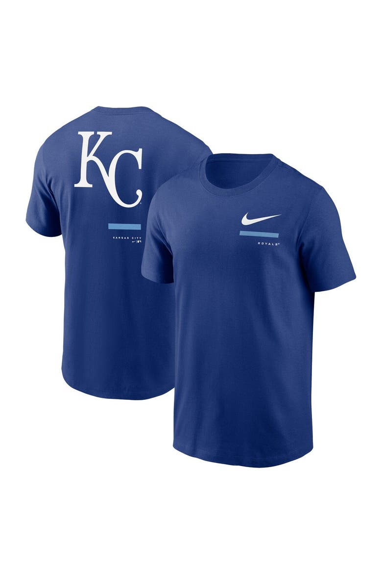 Men's Nike Royal Kansas City Royals Over the Shoulder T-Shirt, Main, color, Royal