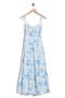 selected Blue Toile Roses