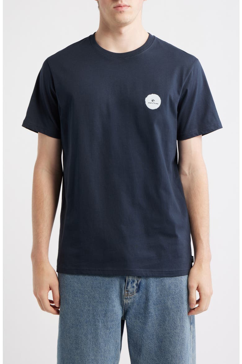 Made For Cotton Graphic T-Shirt, Main, color, DARK NAVY
