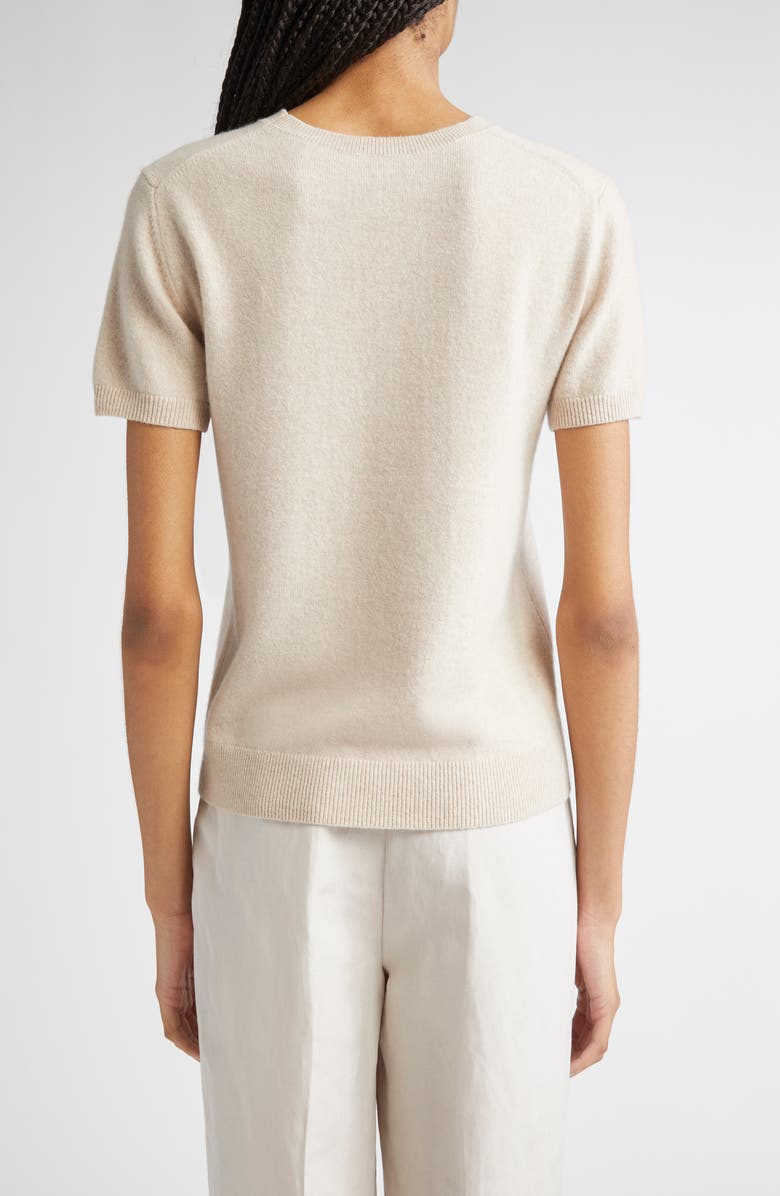 Short Sleeve Wool & Cashmere Sweater