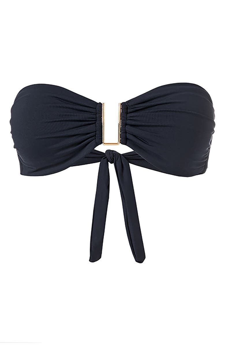 Melissa Odabash Barcelona Core U-Bar Strapless Bikini Top, Alternate, color, Black