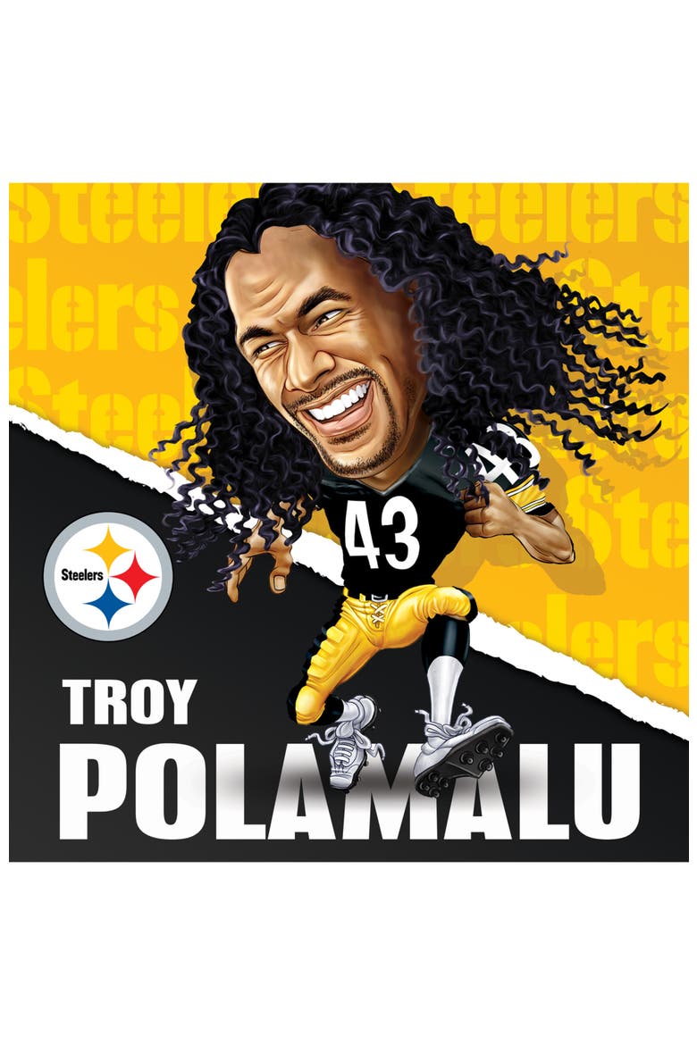 Steelers Troy Polamalu 100 Piece Puzzle, Alternate, color, Multicolor