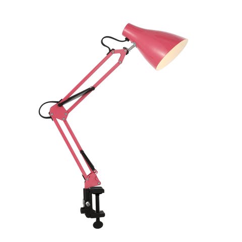 Odile Classic Industrial Adjustable Articulated Clamp-On LED Task Lamp
