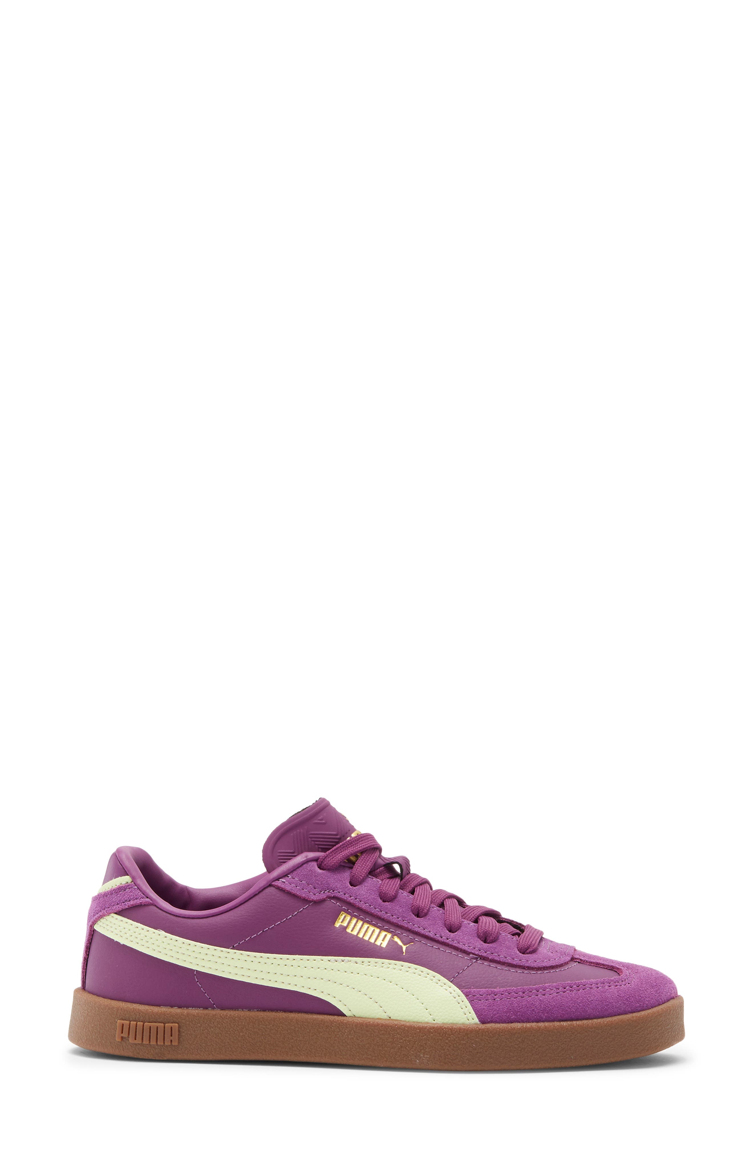 PUMA Club II Era Sneaker, Alternate, color, Plum Wine/ Apple Spritz