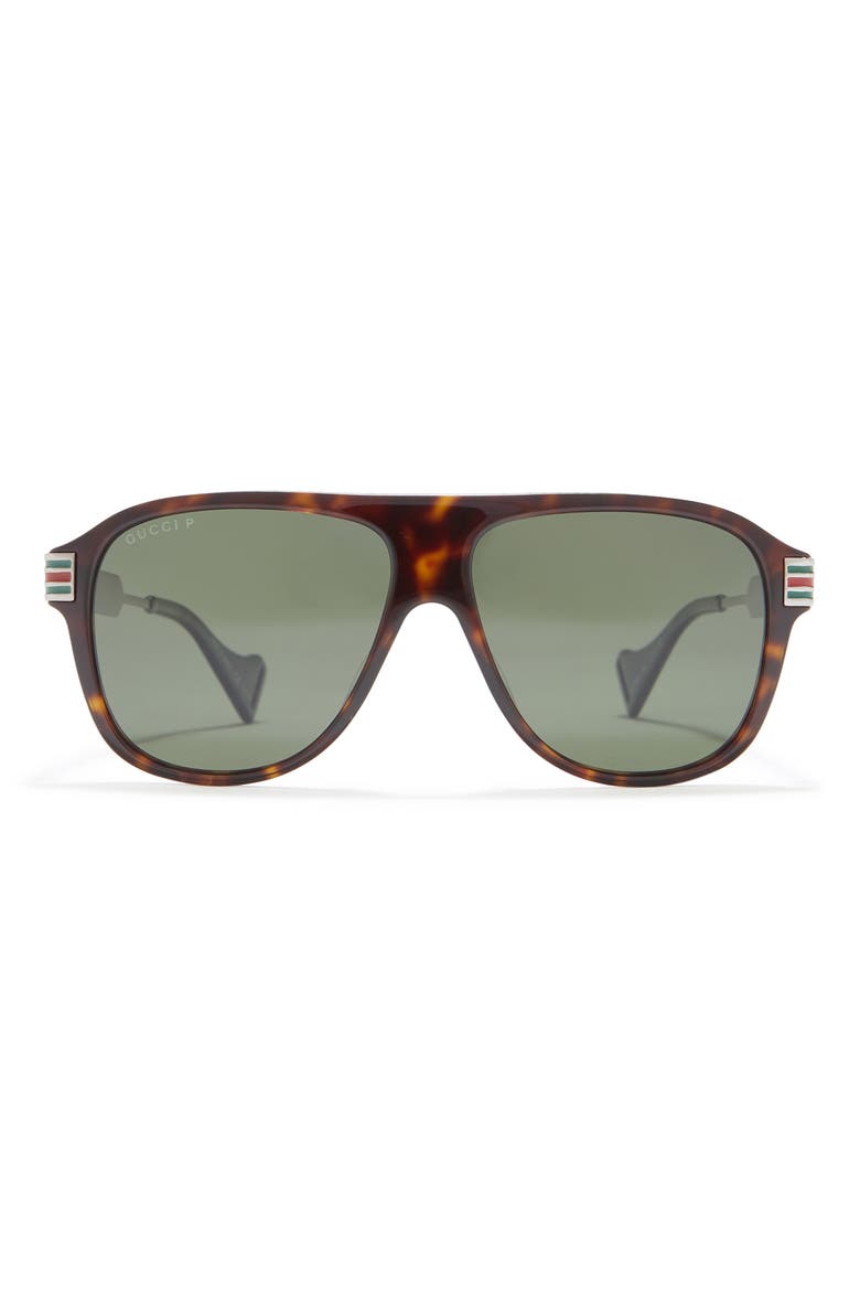 57mm Shield Sunglasses, Main, color, HAVANA