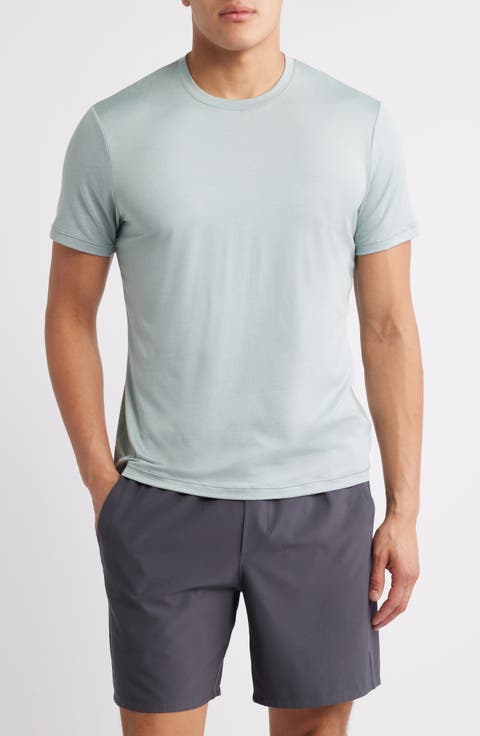 Xysaqa Men's 2 Piece Short Outfits, Color Block Tee Shirt