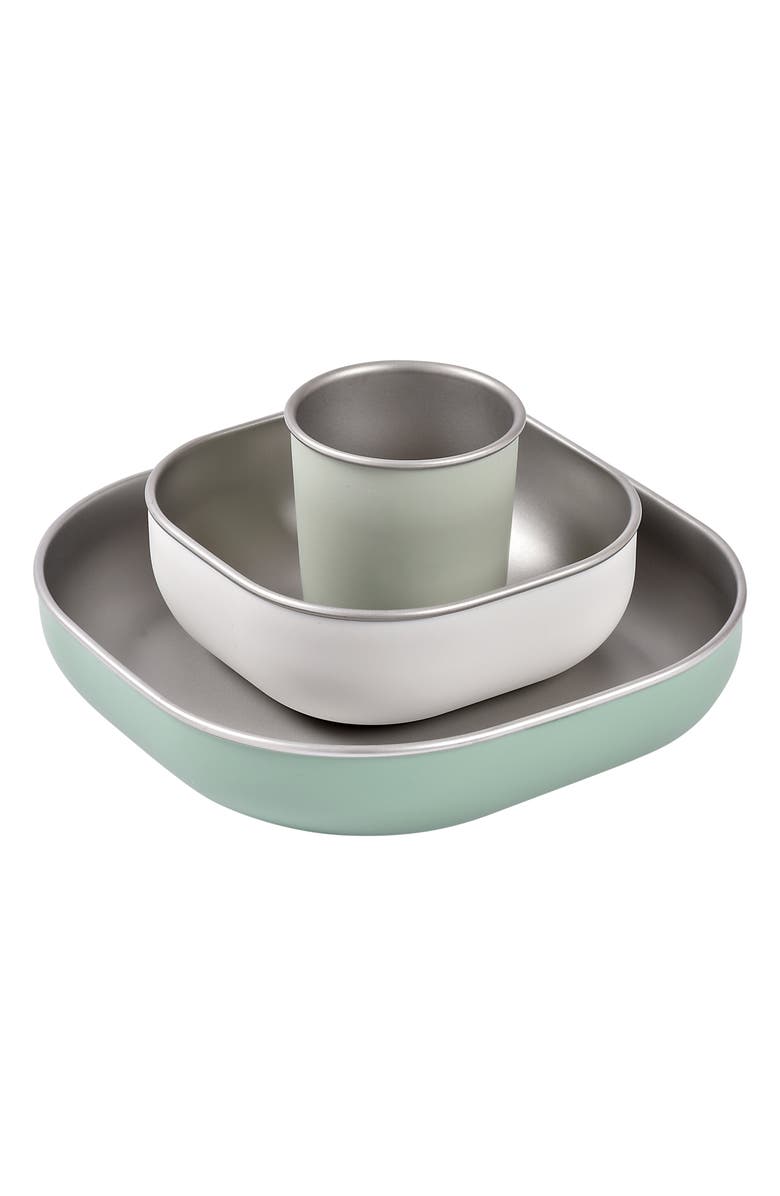 BEABA Stainless Steel Meal Set, Alternate, color, Sage Green