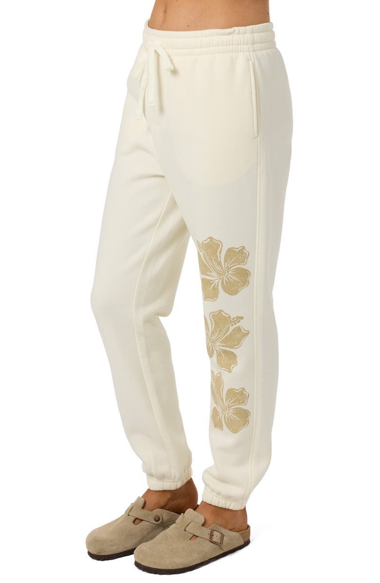 O'Neill Lei Relaxed Joggers, Alternate, color, Winter White