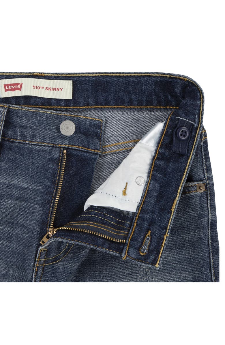 Levi's<sup>®</sup> Kids' 510 Distressed Skinny Jeans, Alternate, color, 